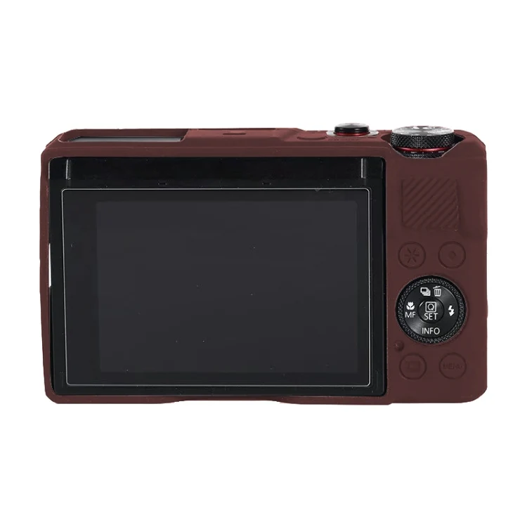 For Canon PowerShot G7 X Mark III / G7X III / G7X3 Soft Silicone Protective Case(Coffee) - Image 3