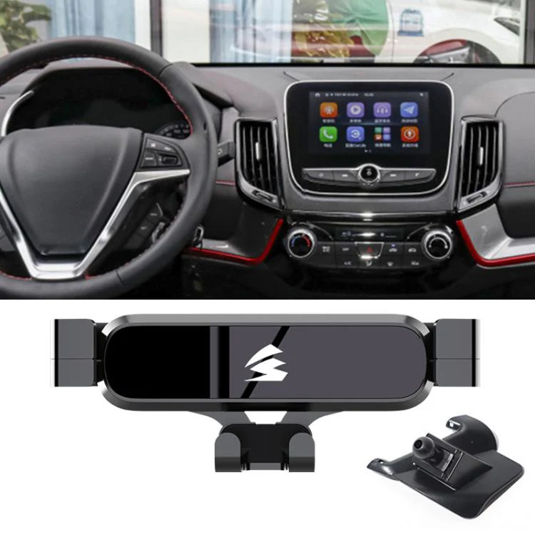 For Changan CS55 2017-2019 Car Air Vent Metal Gravity Phone Holder Mount(Black)