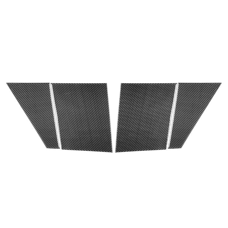 For Chevrolet Corvette C8 4pcs /Set Roof Camera Both Sides Stickers(Black)