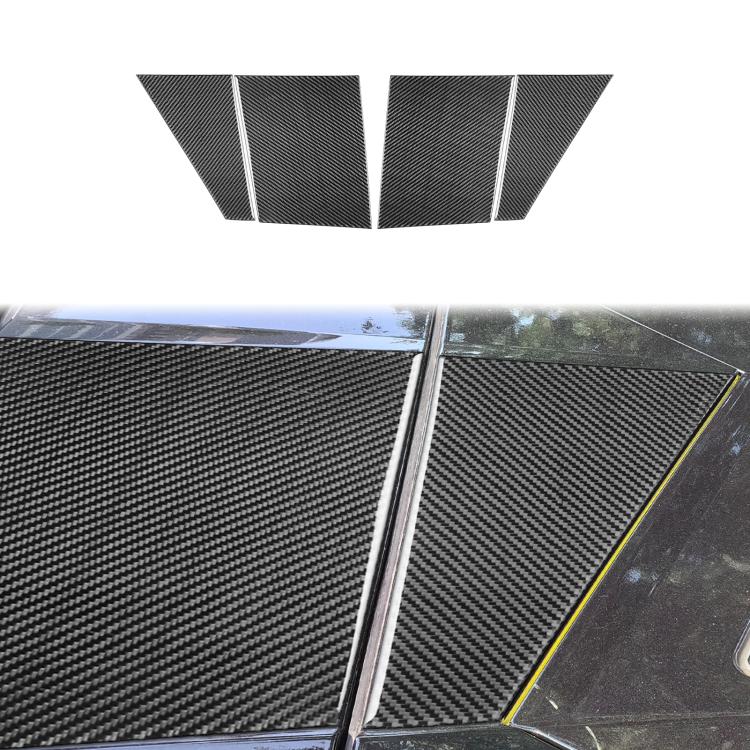 For Chevrolet Corvette C8 4pcs /Set Roof Camera Both Sides Stickers(Black) - Image 2