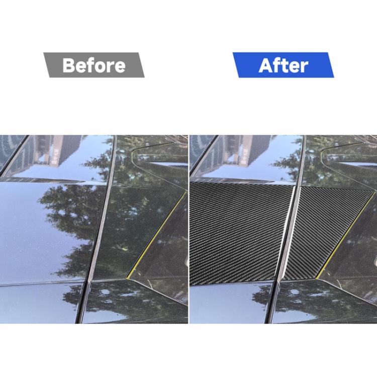 For Chevrolet Corvette C8 4pcs /Set Roof Camera Both Sides Stickers(Black) - Image 6