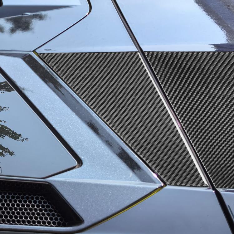 For Chevrolet Corvette C8 4pcs /Set Roof Camera Both Sides Stickers(Black) - Image 7