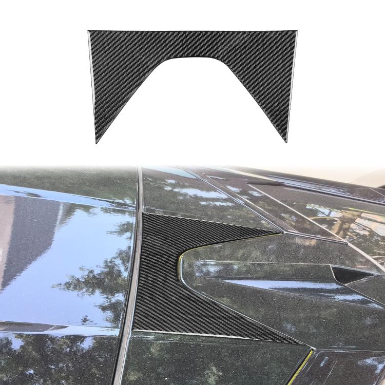 For Chevrolet Corvette C8 Roof Center Decoration Sticker(Black) - Image 2