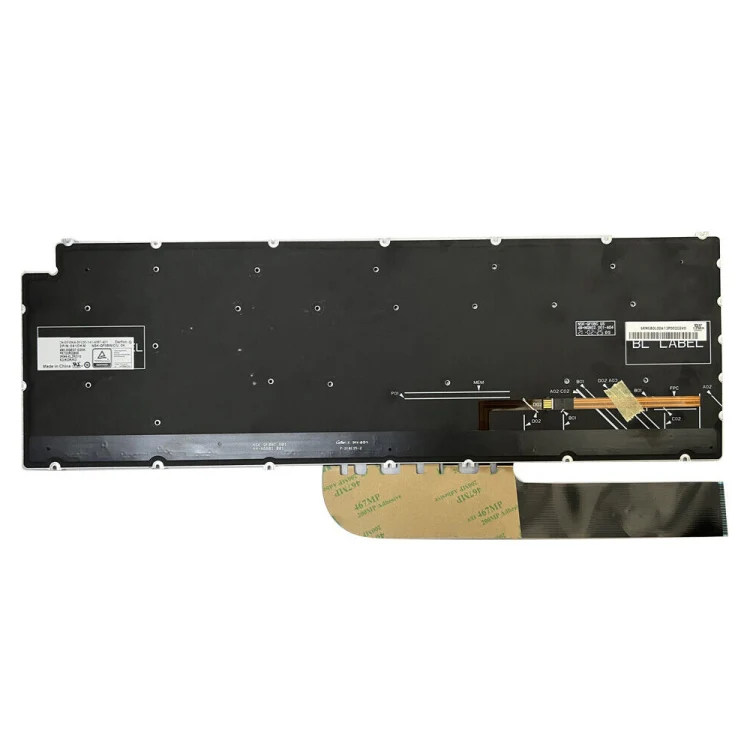 For Dell Inspiron 15 7590 / 7791 / 5584 US Version Backlight Laptop Keyboard(Silver) - Image 3