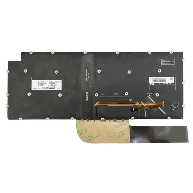 For Dell Inspiron 7490 / Vostro 5390 US Version Backlight Laptop Keyboard(Black) - Image 3
