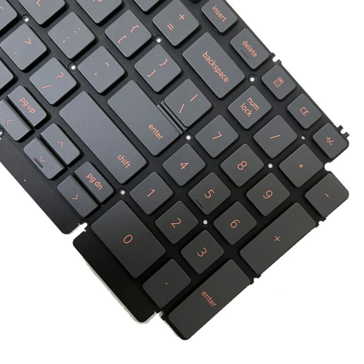 For Dell Inspiron G15 5510 5511 5515 5520 US Version Orange Backlight Laptop Keyboard - Image 6
