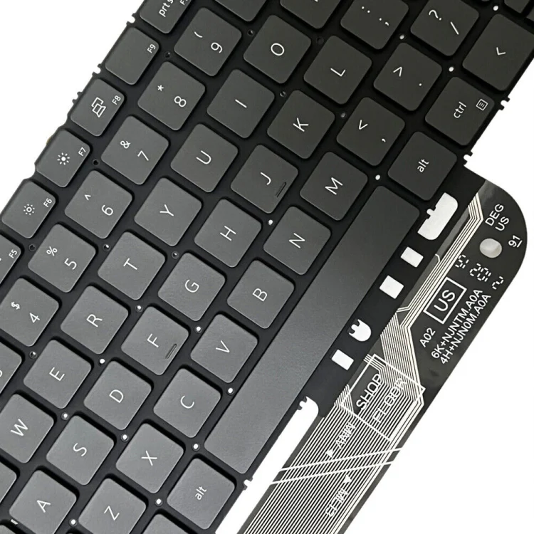 For Dell Vostro 5310 5320 5410 Latitude 3320 3420 US Version Backlight Laptop Keyboard(Black) - Image 5