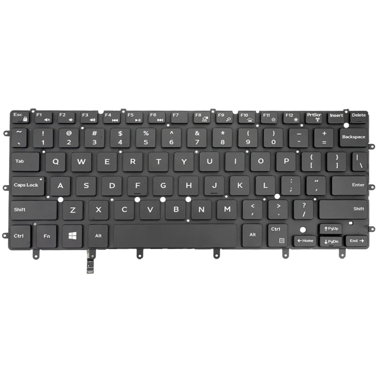 For Dell XPS 13 9343 13 9350 9360 US Version Backlight Laptop Keyboard(Black) - Image 2