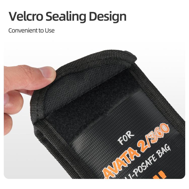 For DJI Avata 2 / 360 Sunnylife Battery Explosion-proof Safe Bag Protective Li-Po Safe Bag, Quantity:For 3pcs Batteries - Image 5