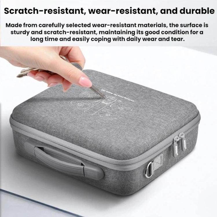 For DJI Avata 360 BRDRC Drone Carrying Case(Gray) - Image 5