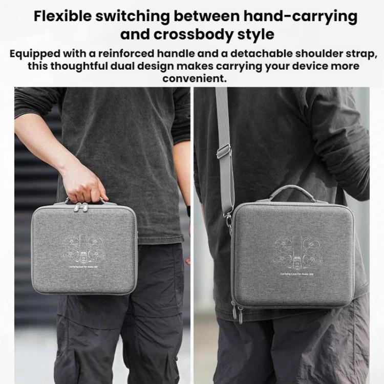For DJI Avata 360 BRDRC Drone Carrying Case(Gray) - Image 7