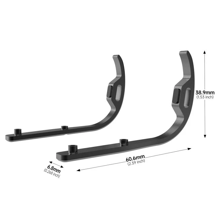 For DJI Avata 360 STARTRC Gimbal Lens Anti-collision Plastic Guard Bumper (Black) - Image 3