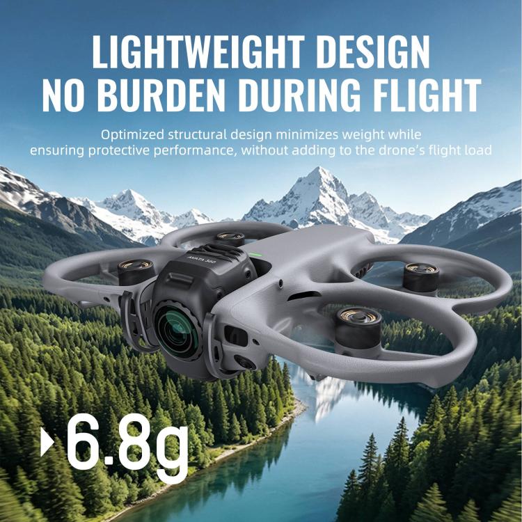 For DJI Avata 360 STARTRC Gimbal Lens Anti-collision Plastic Guard Bumper (Black) - Image 8