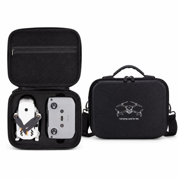 For DJI Lito 1 Drone & Standard Remote Control Storage Bag Outdoor Portable Shoulder Bag(Black)