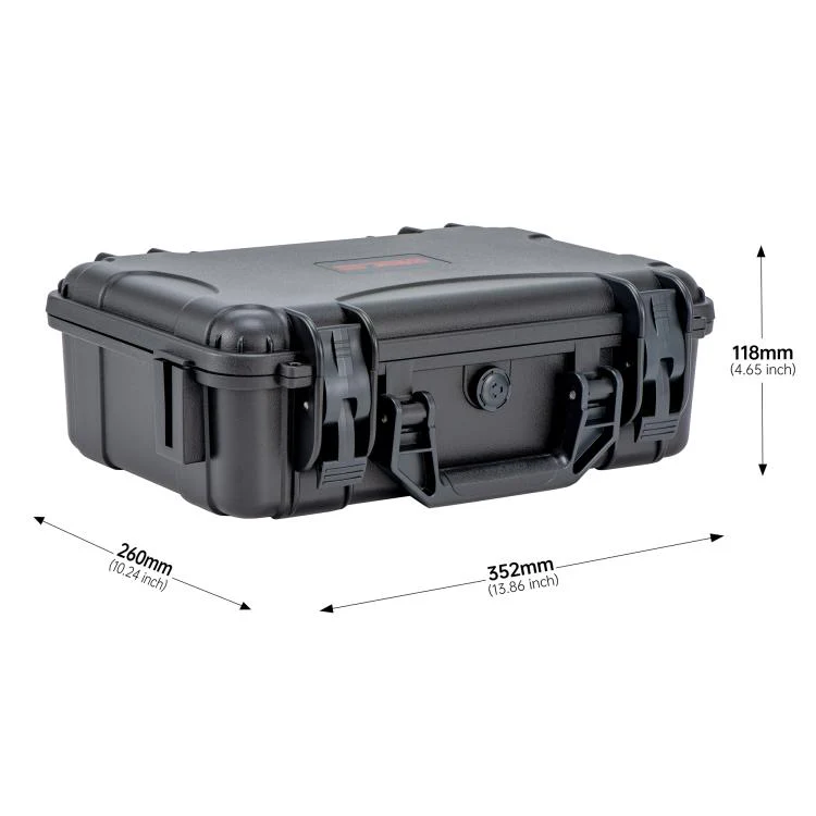 For DJI Lito 1 / X1 STARTRC PP Waterproof Shockproof Suitcase Portable Storage Box (Black) - Image 4