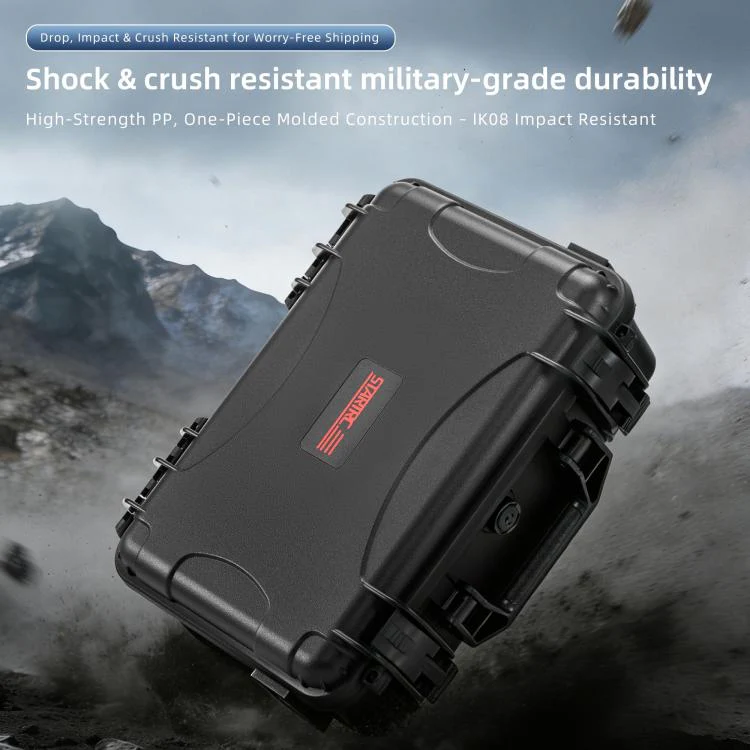 For DJI Lito 1 / X1 STARTRC PP Waterproof Shockproof Suitcase Portable Storage Box (Black) - Image 8