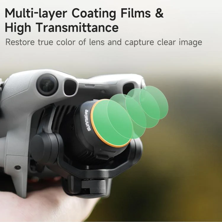 For DJI Mini 5 Pro Sunnylife Camera Lens Filter, Filter:3 in 1 Mixed Filter - Image 7