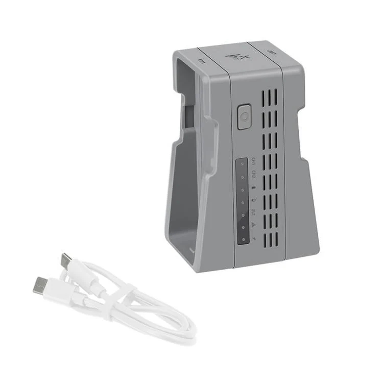 For DJI Neo 2 YX Dual Battery Charger 45W PD Fast Charging Hub with Storage Mode(Grey) - Image 2