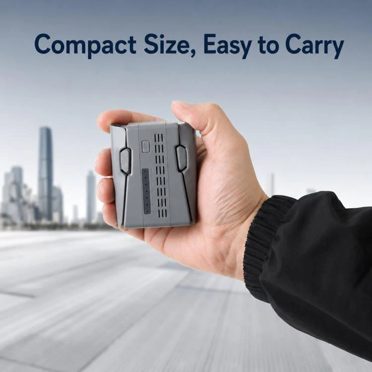 For DJI Neo 2 YX Dual Battery Charger 45W PD Fast Charging Hub with Storage Mode(Grey) - Image 8