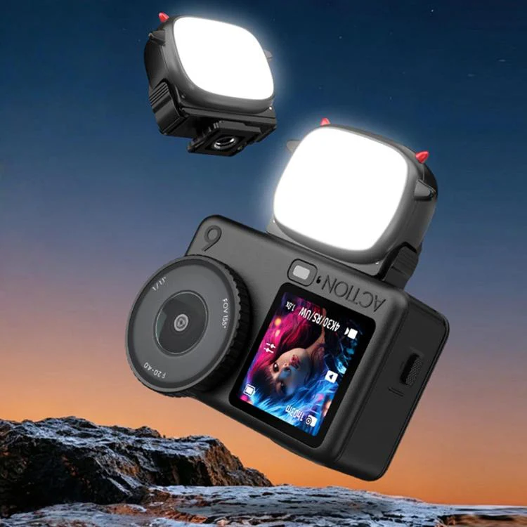 For DJI Osmo Action 3 / 4 / 5 Pro BRDRC Handheld Selfie Monster Fill Light Accessory - Image 13