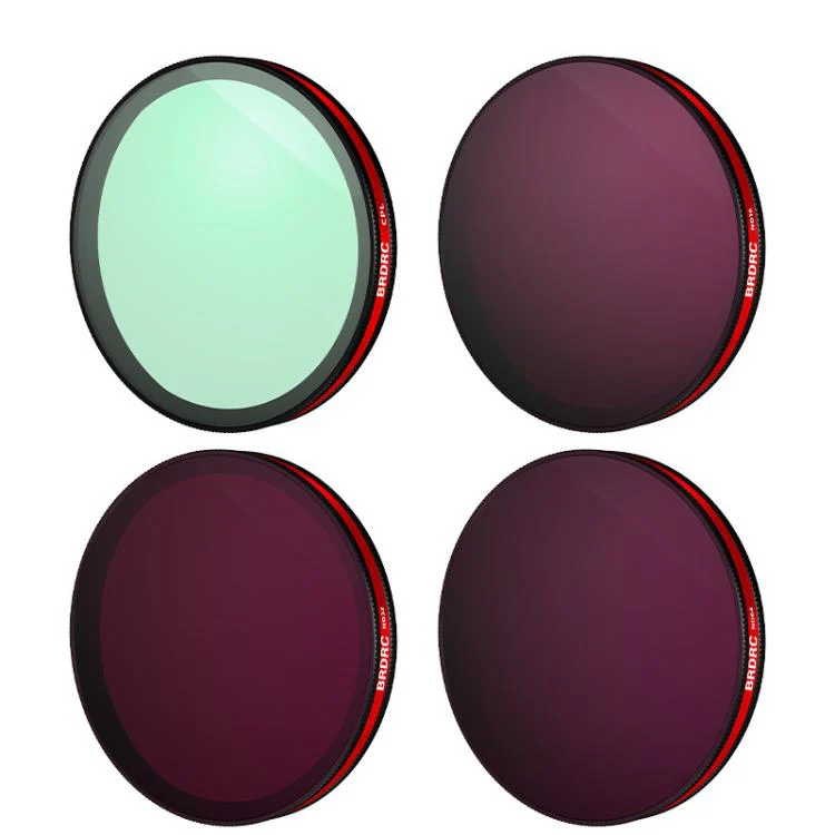 For DJI Osmo Action 6 BRDRC Lens Filter Accessories, Specifications: CPL+ND16+ND32+ND64