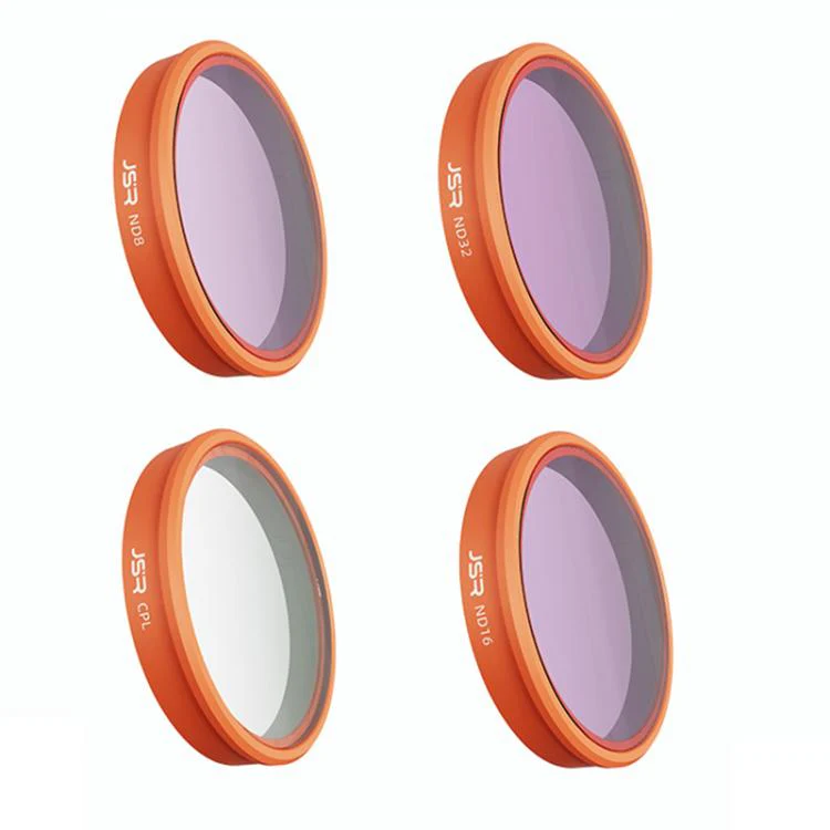 For DJI Osmo Action 6 JSR KO Series Camera Lens Filter, Filter:4 in 1 CPL ND8/16/32