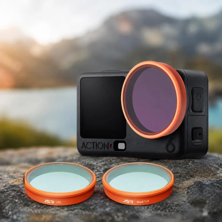 For DJI Osmo Action 6 JSR KO Series Camera Lens Filter, Filter:Black Mist 1/4 - Image 2