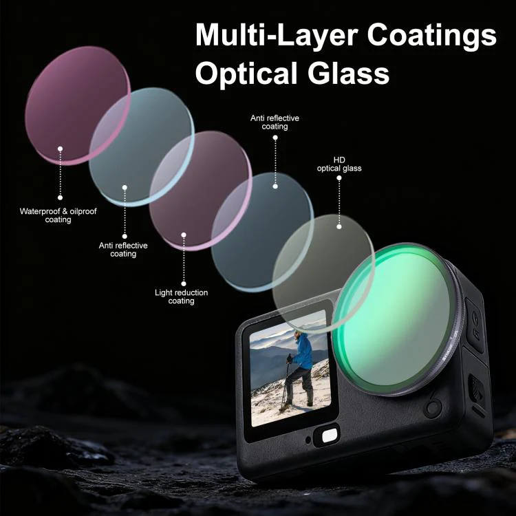 For DJI Osmo Action 6 PULUZ Action Camera CPL Lens Filter - Image 4