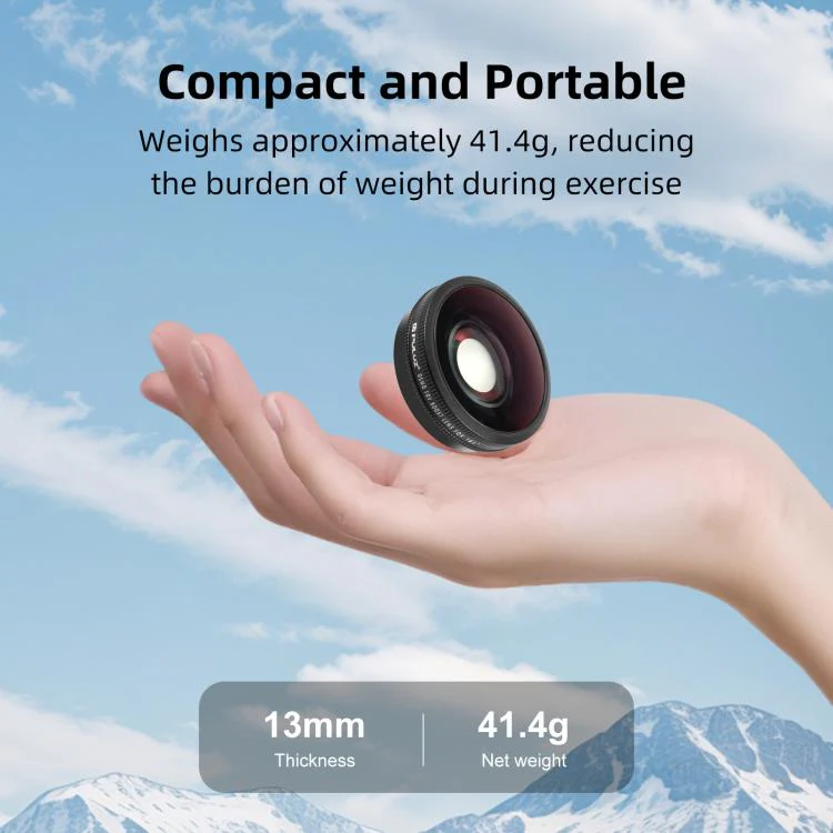 For DJI Osmo Action 6 PULUZ FOV Boost Lens 185 Degree Wide Angle Lens - Image 6