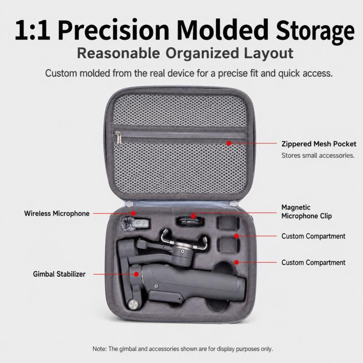 For DJI OSMO Mobile 8P Carrying Case Gimbal Storage Bag(Gray) - Image 3