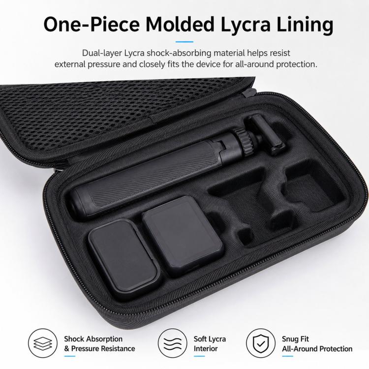 For DJI Osmo Nano Travel Kit Storage Bag Action Camera Handheld Pouch(Black) - Image 6