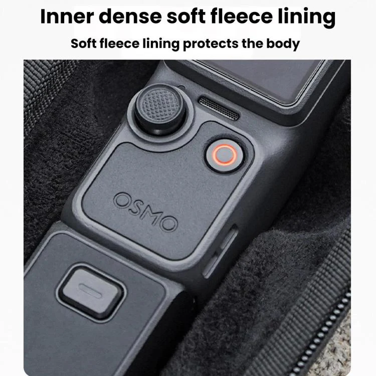 For DJI Osmo Pock 4 BRDRC Main Unit Storage Portable Protective Case(Black) - Image 7