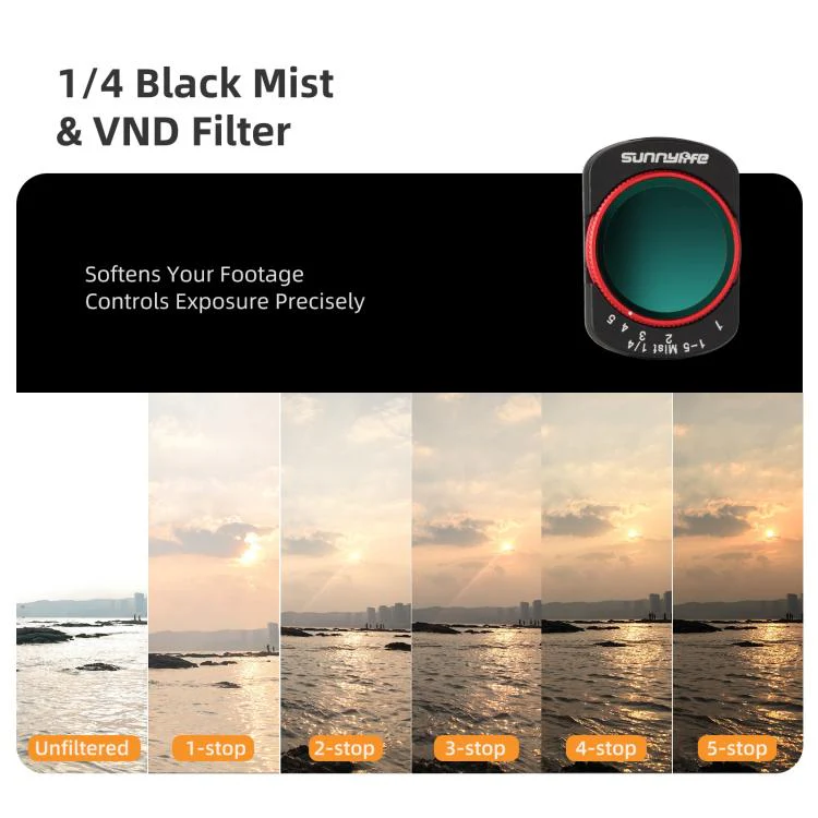 For DJI OSMO Pocket 3 Sunnylife Camera Lens Magnetic Metal Filter, Filter:3 in 1 Portrait Filter Set - Image 18