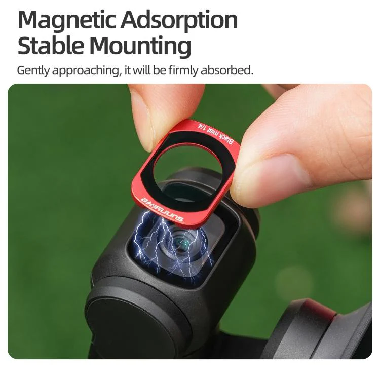 For DJI OSMO Pocket 3 Sunnylife Camera Lens Magnetic Metal Filter, Filter:ND16 - Image 6