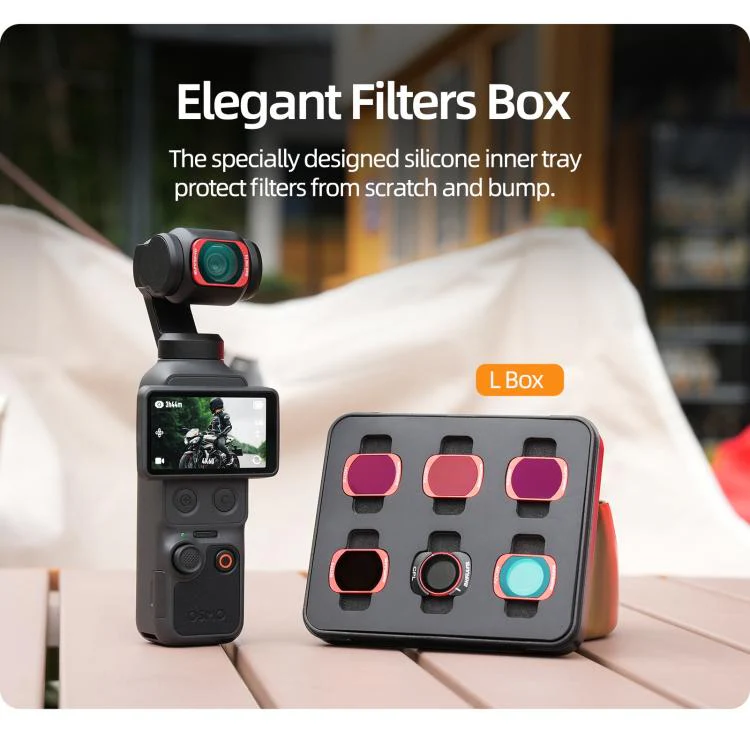 For DJI OSMO Pocket 3 Sunnylife Camera Lens Magnetic Metal Filter, Filter:ND32 - Image 12