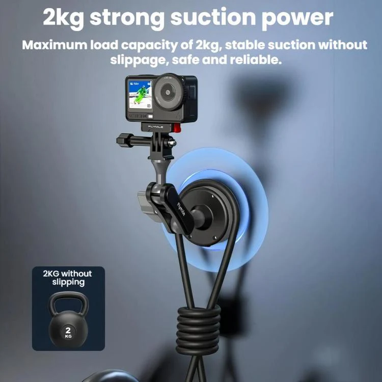 For DJI Osmo Pocket 4 / 3 Flymile Automotive Camera Electric Vacuum Cup Mount, Model: ZZ10760 - Image 4