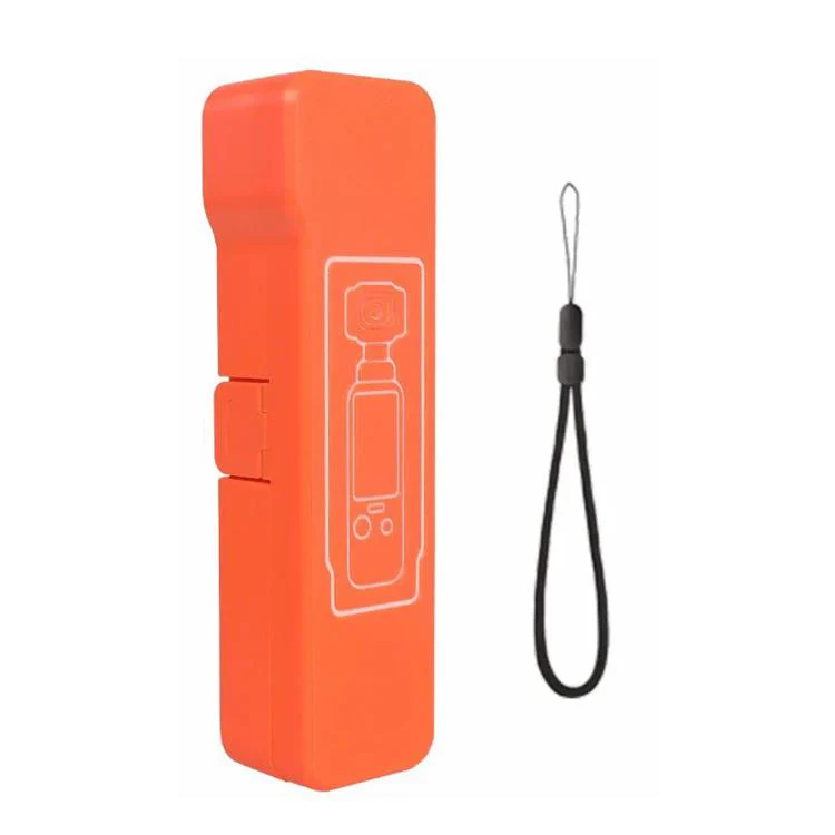 For DJI Osmo Pocket 4 / 3 Long Anti-fall Anti Scratch Shockproof Flip Cover(Orange)