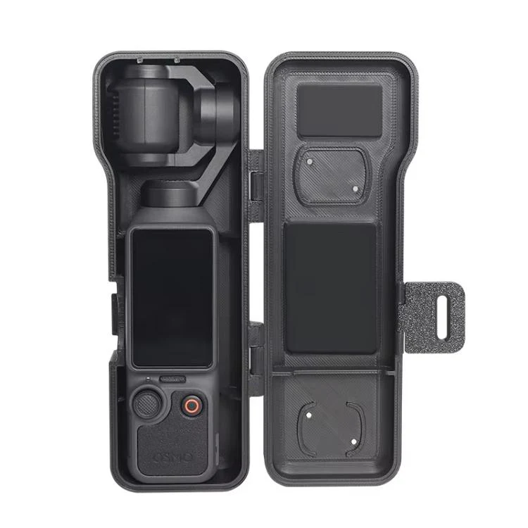 For DJI Osmo Pocket 4 / 3 Short Anti-fall Anti Scratch Shockproof Flip Cover(Grey) - Image 2