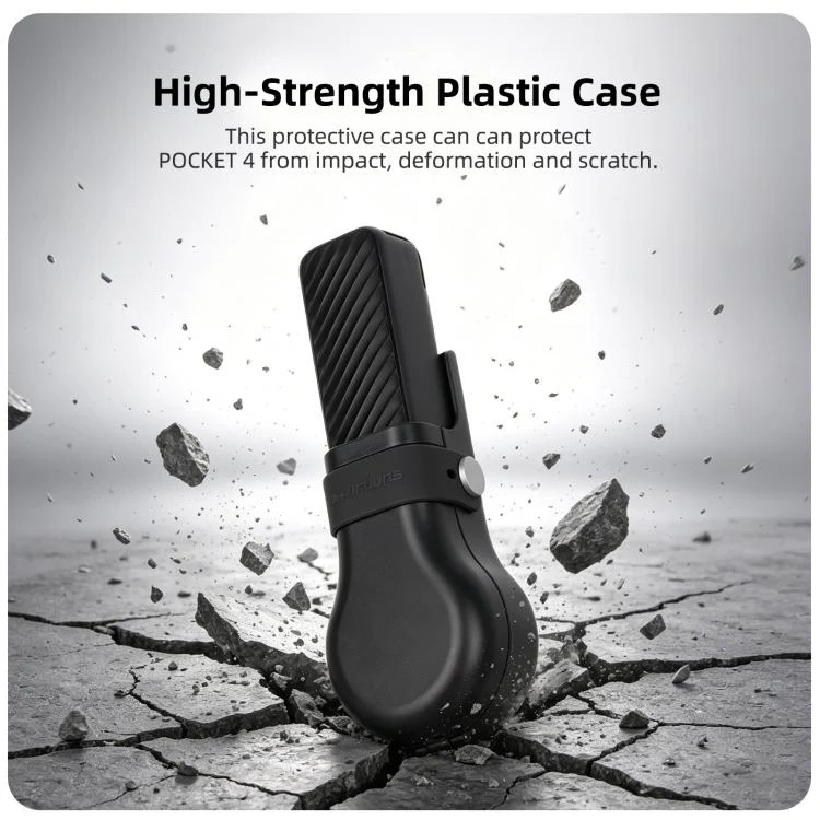 For DJI Osmo Pocket 4 / 3 Sunnylife Colorful Bulb-Shaped Gimbal Cover Camera Protector Screen Protective Shell(Grey) - Image 7