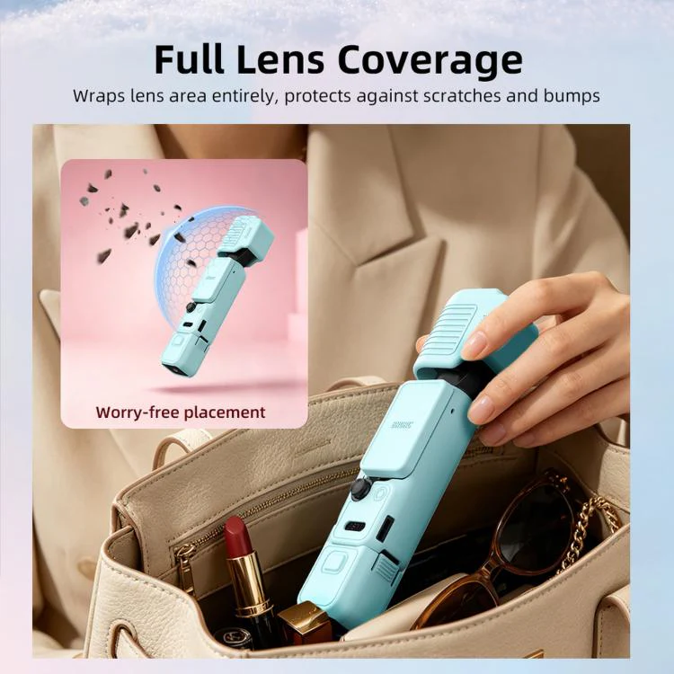 For DJI Osmo Pocket 4 BRDRC Display Sunshade Protective Silicone Case(Brown) - Image 11