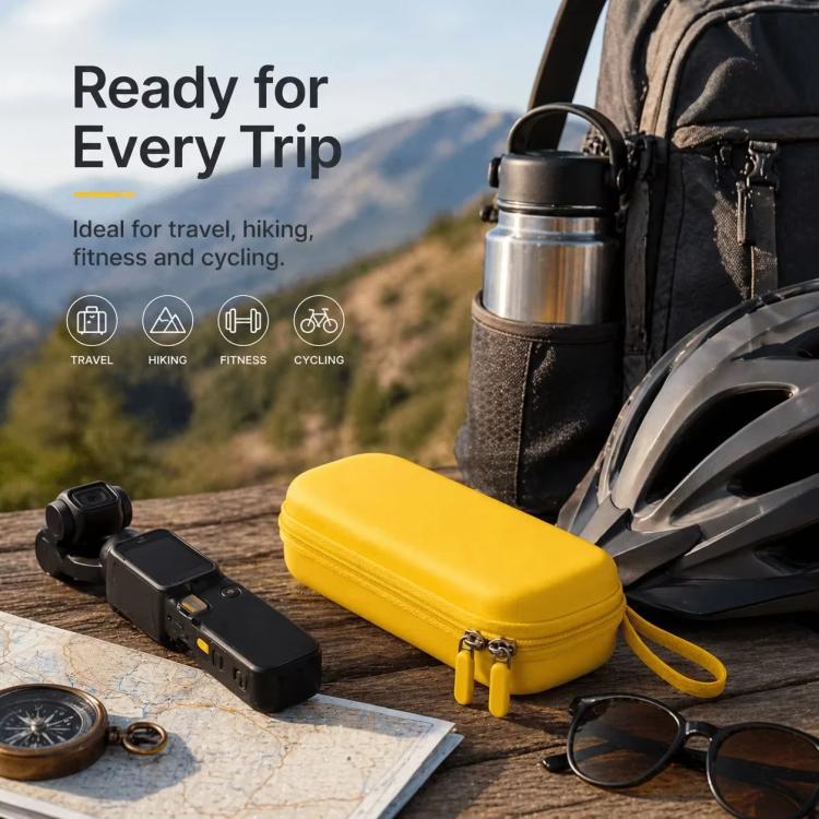 For DJI Osmo Pocket 4 EVA Hard Shell Protective Organizer Bag(Black) - Image 6