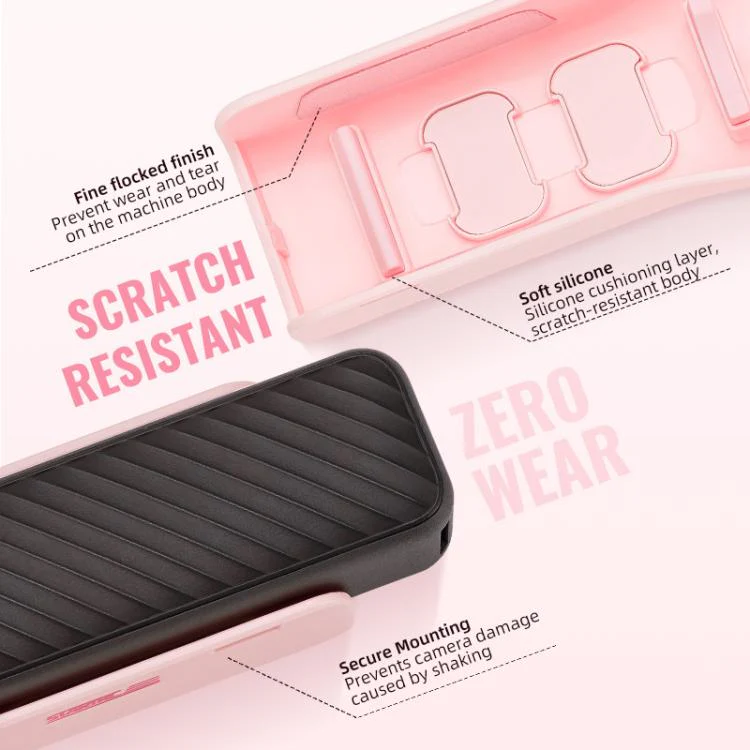 For DJI Osmo Pocket 4 STARTRC Storage Box Protective Case Flip Cover (Pink) - Image 11