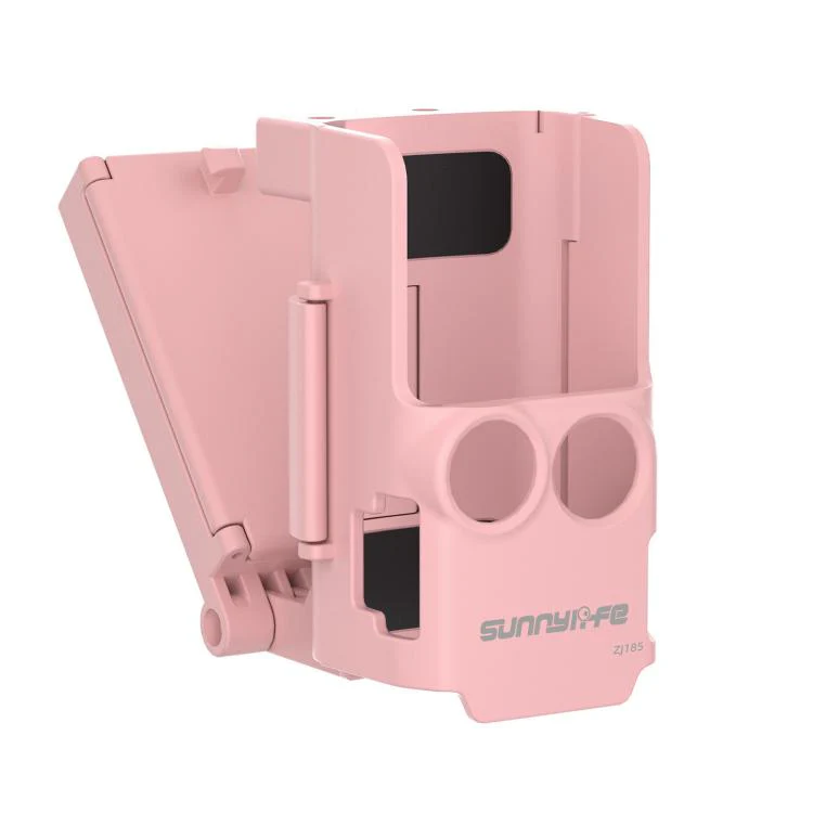 For DJI Osmo Pocket 4P / 4 Sunnylife Handheld Magnetic Mount with Filter Box Tabletop Base Bracket Angles Adjustable Holder (Pink)