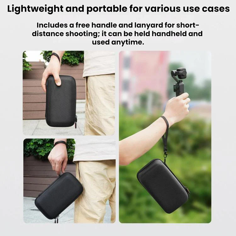 For DJI Osmo Pocket 4P BRDRC Portable Protective Case(Pink) - Image 8