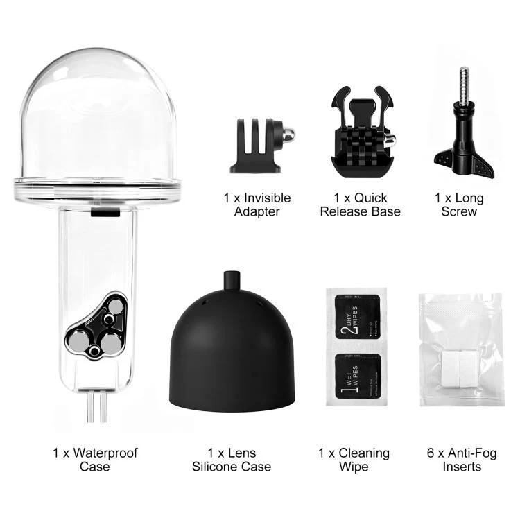 For DJI Osmo Pocket 4P PULUZ 50m Underwater Waterproof Housing Diving Cover (Transparent) - Image 11