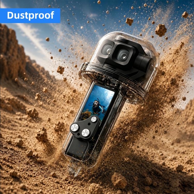 For DJI Osmo Pocket 4P PULUZ 50m Underwater Waterproof Housing Diving Cover (Transparent) - Image 5