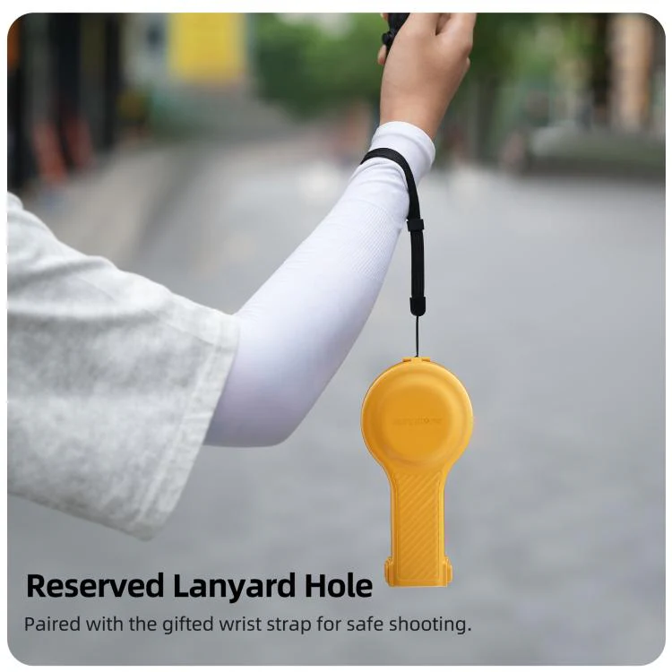 For DJI Osmo Pocket 4P Sunnylife Bulb-Shaped Gimbal Camera Protective Cover Storage Box with Lanyard, Model:OP4-K245 Standard(Creamy Yellow) - Image 13