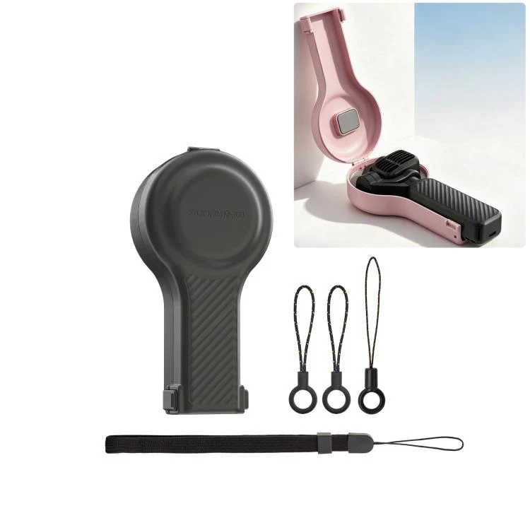 For DJI Osmo Pocket 4P Sunnylife Bulb-Shaped Gimbal Camera Protective Cover Storage Box with Lanyard, Model:OP4-K245 Standard(Dark Grey)