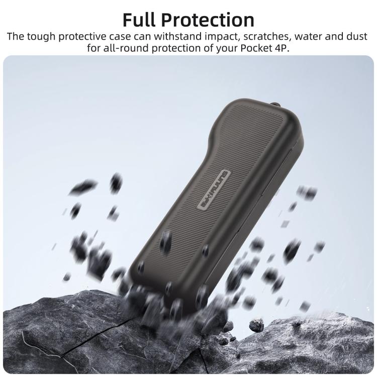 For DJI Osmo Pocket 4P Sunnylife Gimbal Camera Protector with Lanyard Shock-proof Protective Cover Storage Box(Yellow) - Image 10