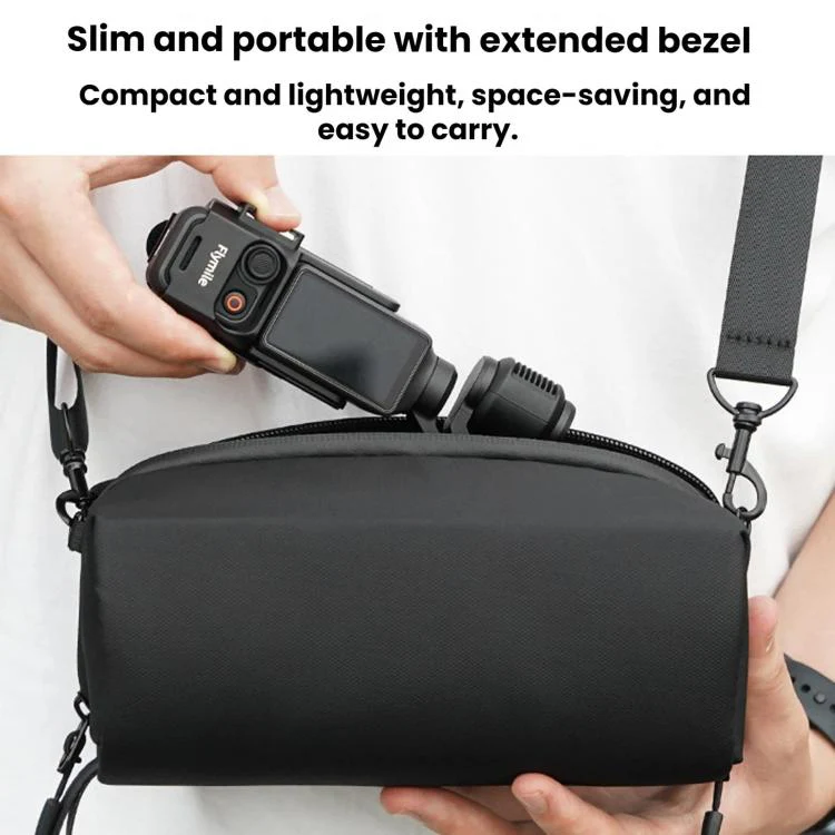 For DJI Pocket 4 / 3 Flymile Multi-Functional Handheld Extender Frame With Strap Mount(Black) - Image 6